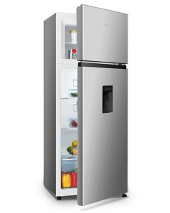 REFRIGERADORA HISENSE 7.2PC RT80D6WGX CON DISPENSADOR SILVER