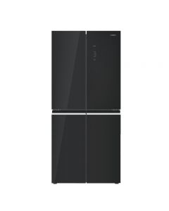 REFRIGERADORA SANKEY 16.6PC RF-16F49BG 466LT CDOOR INVERTER 4 PUERTAS VIDRIO NEGRO