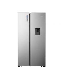 REFRIGERADORA HISENSE 18.3PC RS19N6ASI SXS CON DISPENSADOR INV ACERO