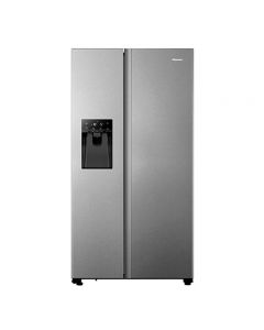 REFRIGERADORA HISENSE 19.5PC RS19W6WSN SXS CON DISPENSADOR INVERTER