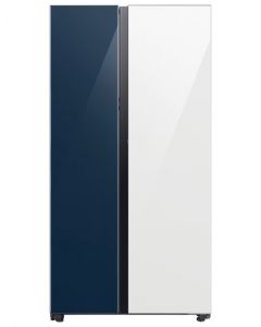 REFRIGERADORA SAMSUNG RS23CB760A7NAP 23PC SXS BESPOKE NAVY/WHITE