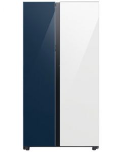 REFRIGERADORA SAMSUNG RS28CB760A7NAP 28PC SXS BESPOKE NAVY/WHITE