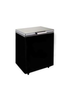 CONGELADOR RCA HORIZONTAL 7PC, TAPA GRIS, CUERPO NEGRO, TRIPLE FUNCION, LLAVE, LUZ