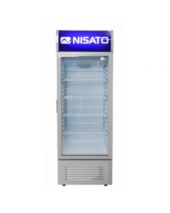 ENFRIADOR NISATO 18PC NRE-18SDGX NO FROST 1 PUERTA P/ALAMBRON LLAVE