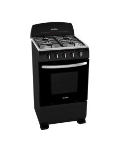 ESTUFA GAS MABE  20" EMA5110FN0 4 QUEMADORES NEGRA