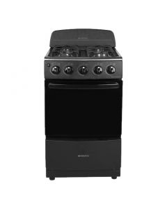 ESTUFA A GAS 20" NISATO NE-2024RLPHF NEGRA P/HIERRO