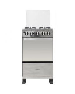 ESTUFA A GAS NISATO 20" NE-2029TLEPHF 4Q P/HIERRO TVIDRIO ACERO