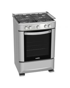ESTUFA GAS MABE 24" EMA6030SG0 4 QUEMADORES T/VID E/ELEC P/HIERRO