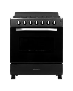 ESTUFA A GAS NISATO 30'' NE-3035RELAF 6Q P/HIERRO RESPALDAR NEGRA