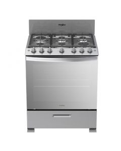 ESTUFA A GAS WHIRLPOOL 30" LWFR3400D GRIS P/HIERRO ACERO