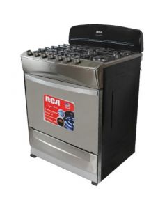 ESTUFA A GAS RCA 30" RCCR7605 GRIS P/ACERO