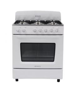 ESTUFA A GAS NISATO 30" NPE-7615RBPHF P/HIERRO FUNDIDO BLANCA