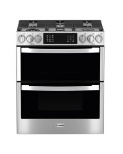 ESTUFA A GAS MABE IO950FS0 30" DOBLE HORNO GRIS 5 QUEMADORES