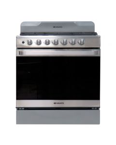 ESTUFA A GAS NISATO 30" NE-7763RAFDM 6Q AIR FRYER RESPALDAR  SILVER