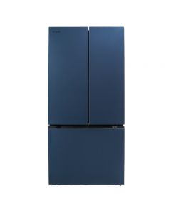 REFRIGERADORA NISATO 17PC NRF-877FDGSSK 467LT INVERTER ICE MAKER FDOOR VIDRIO AZULADO