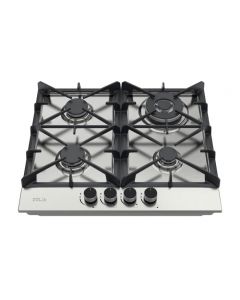 ESTUFA EMPOTRABLE A GAS DRIJA 24" MILAN 60 PRO 4 QUEMADORES ACERO