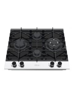 ESTUFA EMPOTRABLE A GAS DRIJA 24" FERRARA 60 PRO 4Q VITRO C/ACERO