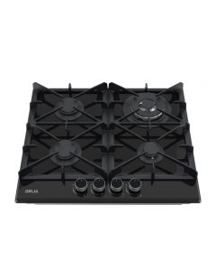 ESTUFA EMPOTRABLE A GAS DRIJA 24" TOSCANA 60 PRO 4Q P/HIERRO VIDRIO