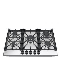 ESTUFA EMPOTRABLE A GAS DRIJA 30" MILAN 76 PRO 5Q P/HIERRO ACERO