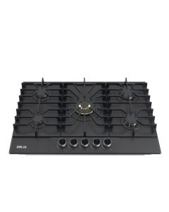 ESTUFA EMPOTRABLE A GAS DRIJA 30" ITALIA 76 VITROCERAMICA 5Q NEGRA