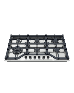 ESTUFA EMPOTRABLE A GAS DRIJA 36" MILAN 91 6Q. ACERO PLANCHA