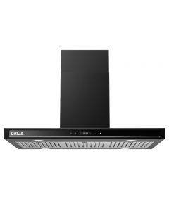 EXTRACTOR DE GRASA DRIJA 36'' QUADRATO ISLA 90 BLACK