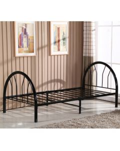 CAMA TUBULAR TWIN P1985-0010 NEGRO MATE