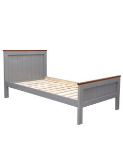 CAMA FULL 902-1400 GRIS CON CHERRY