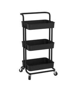ORGANIZADOR 751317 3 NIVELES NEGRO METAL