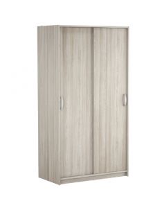 ROPERO 2 PUERTAS ROLLING 105323 ROBLE SHANNON/LINO PUERTA/CORREDIZA
