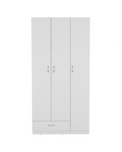 ROPERO AUSTRAL CLB 10566 3 PUERTAS 1 GAVETA BLANCO