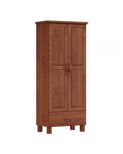 ROPERO 1140TN BRONZE PUERTAS 1 GAVETA IMBUYA