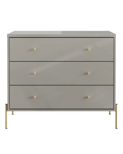 GAVETERO JASPER PA61452 3 GAVETERO 79X94X45CM GRIS
