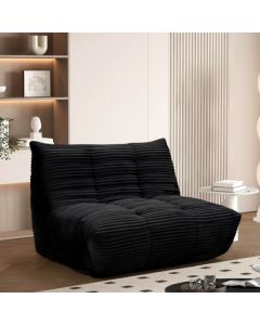 SILLON 851-ANA2SN DE 2 PUESTOS NEGRO