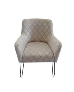 SILLA DE DESCANSO P1772-020 BEIGE PATAS DE METAL