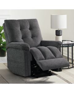 SILLON RECLINABLE MOTION PECOS U-4610-8490-108 RIBBITT CHARCOAL
