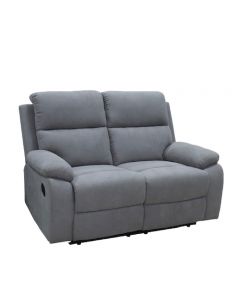 SILLON RECLINABLE SX-80594 2 PUESTOS GRIS