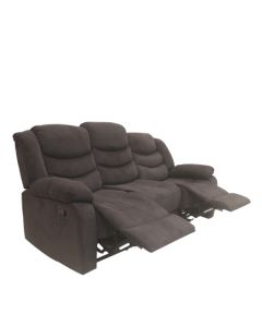 SILLON RECLIN U1294X-61B COSMO/GODIVA-CHOCO. 3 PUESTOS