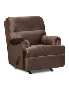 SILLON RECLINABLE 2155 CHAISE CHOCOLATE OSCURO