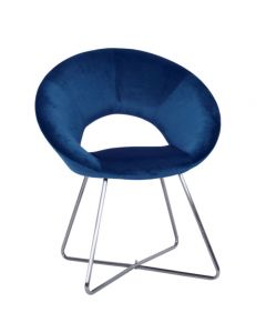 SILLA P1220-23141 CON APOYA BRAZO AZUL OSCURO