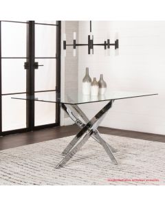 MESA RECTACTUGAR EAGLE DS-ND119-42/48 VIDRO/BASE