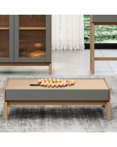 MESA DE CENTRO 2151VZ BARCELONA 1 GAVETA OAK/FERROLACK