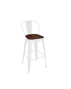 SILLA PARA BAR P1910-0026 BLANCA