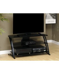 MESA TV DECO 408559 3 NIVELES NEGRA