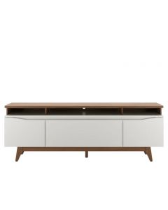 MUEBLE PARA TV PA225255 FLYNT 3 GAVETA 185CM HASTA 75" CANELA/ BLANCO