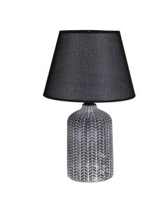 LAMPARA DE MESA 604-05416 16" NEGRO/BLANCO