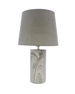 LAMPARA DE MESA 604-03699 43CM BLANCO/GRIS