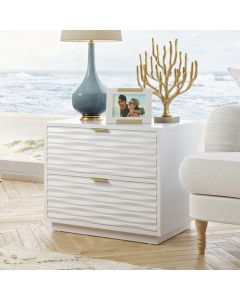 MESITA 428255 MORGAN MAIN 2 GAVETAS BLANCO