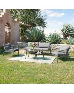 JUEGO DE  TERRAZA 854-MA211361GO 5 PIEZAS GRIS