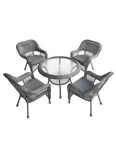 JUEGO DE TERRAZA 854-CS9053STSG 5 PIEZAS GRIS